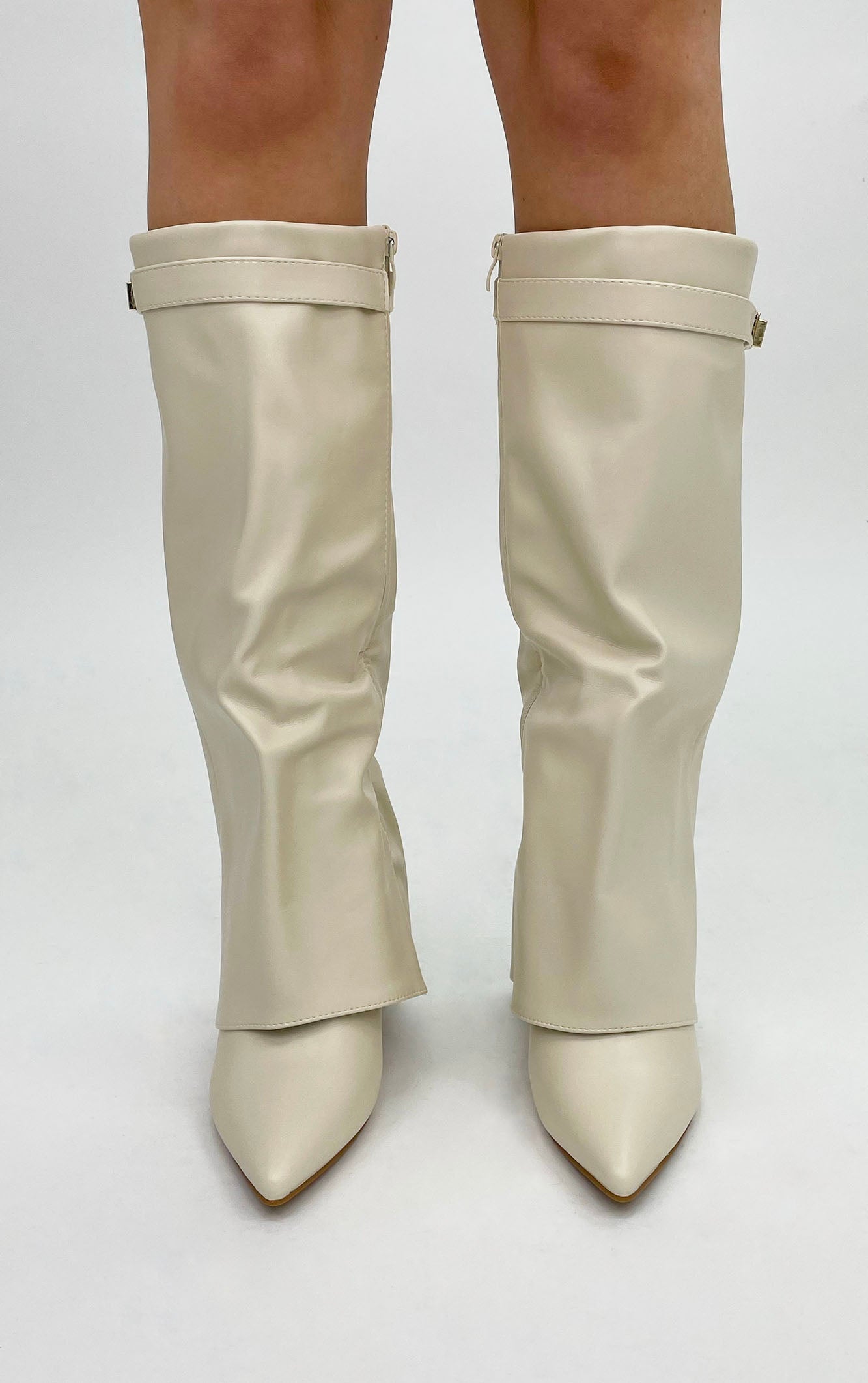 Calianté Shark Boots Kunstleder - Weiß
