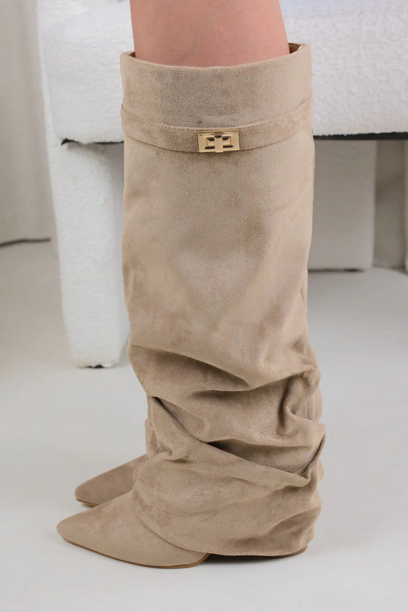 Calianté Shark Boots Stacked - Schwarz